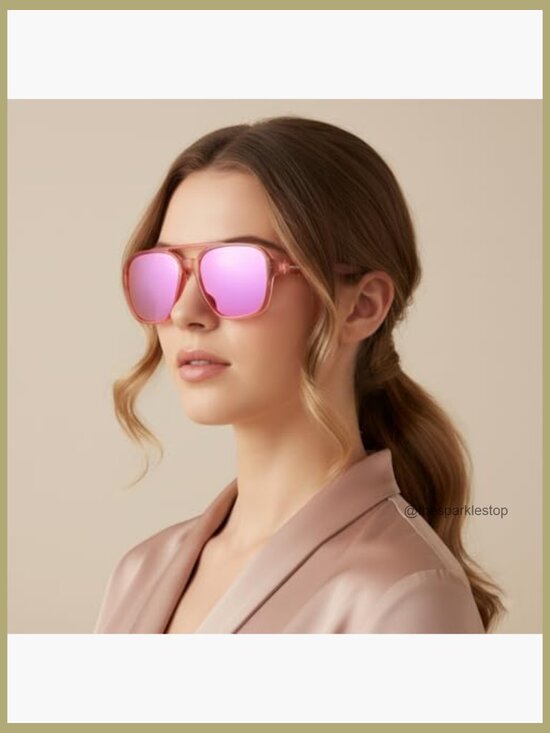 Polarized Aviator Sunglasses TR-90 Frame TAC Lens UV400